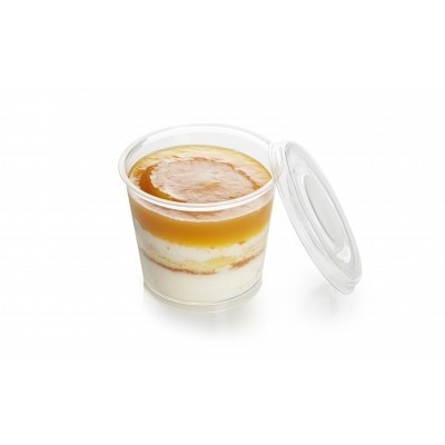 Mango Peach Yogurt Parfait Shots