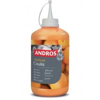 Apricot coulis squeeze bottle