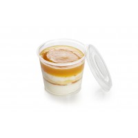 Mango Peach Yogurt Parfait Shots