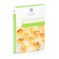 12 Cheese/Veg Fillo Quiches