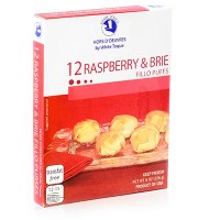 12 Raspberry & Brie Fillo Puffs