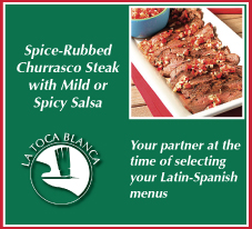 Spice-Rubbed Steak with Mild <br> or Spicy Salsa